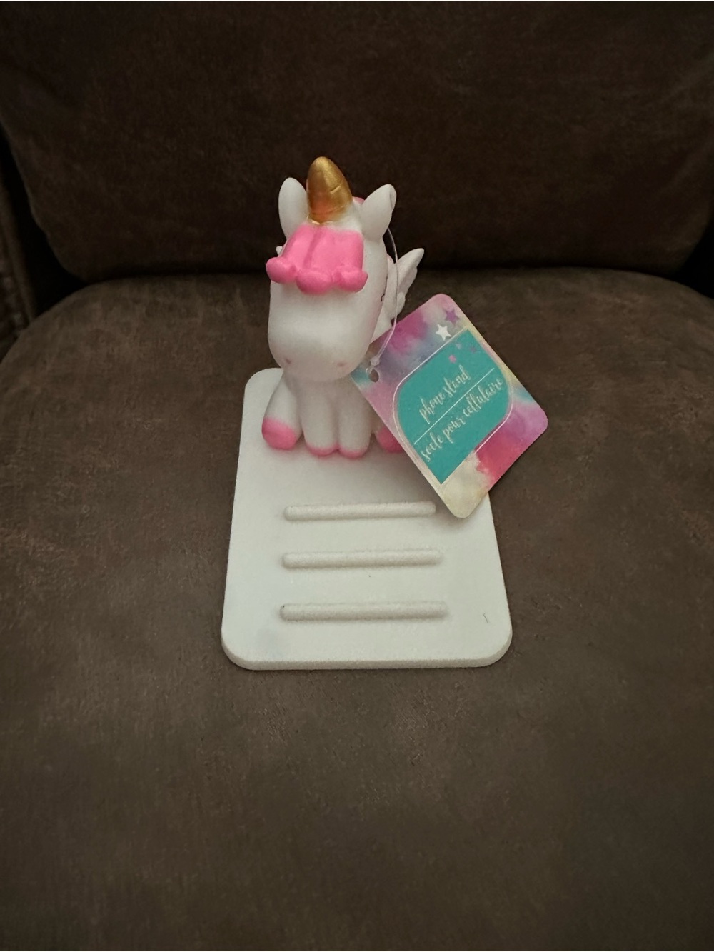 ☀️ 3/$10 Pink & White Unicorn cell phone holder ( see description) - Picture 4 of 4